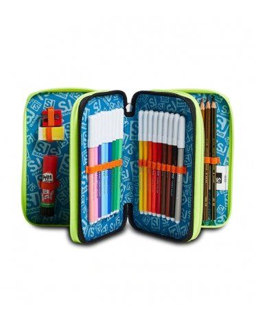 Astuccio Scuola 3 zip Seven SJ - SEA PIRATE BOY