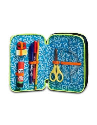 Astuccio Scuola 3 zip Seven SJ - SEA PIRATE BOY
