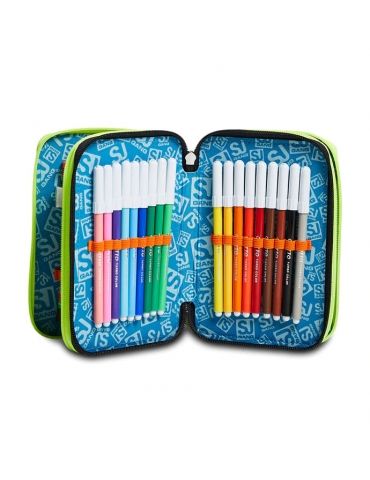 Astuccio Scuola 3 zip Seven SJ - SEA PIRATE BOY