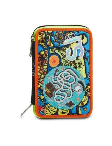 Astuccio Scuola 3 zip Seven SJ - SEA PIRATE BOY