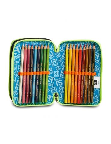 Astuccio Scuola 3 zip Seven SJ - SEA PIRATE BOY