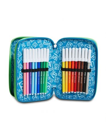 Astuccio Scuola 3 zip Seven SJ - GOALKICK BOY