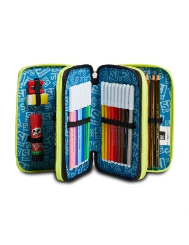 Astuccio Scuola 3 zip Seven SJ - GAMINGLED BOY