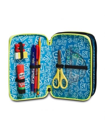 Astuccio Scuola 3 zip Seven SJ - GAMINGLED BOY