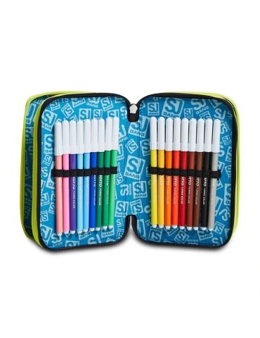 Astuccio Scuola 3 zip Seven SJ - GAMINGLED BOY