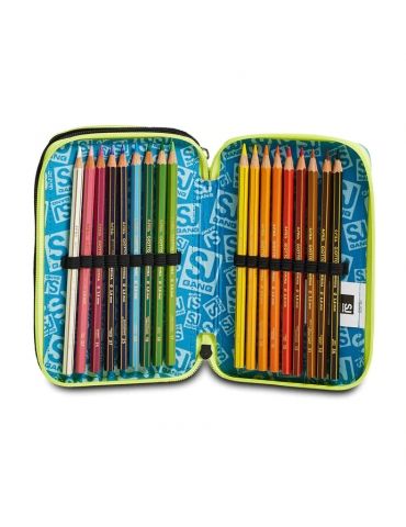 Astuccio Scuola 3 zip Seven SJ - GAMINGLED BOY