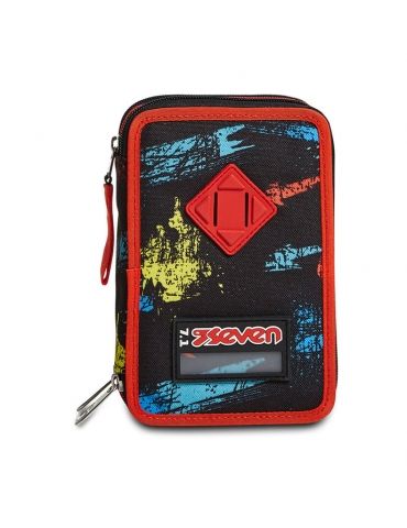 Astuccio Scuola 3 zip Seven - SCRATCHY BOY Astuccio Scuola 3 zip Seven - SCRATCHY BOY