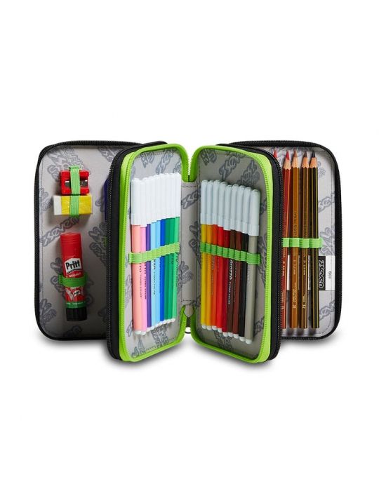 Astuccio Scuola 3 zip Seven - CRAFTER BOY