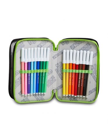 Astuccio Scuola 3 zip Seven - CRAFTER BOY