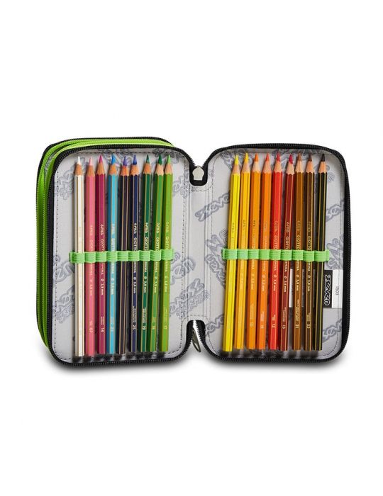 Astuccio Scuola 3 zip Seven - CRAFTER BOY