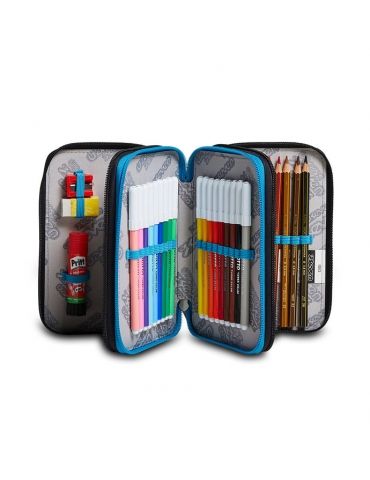 Astuccio Scuola 3 zip Seven - DRIPPED BOY