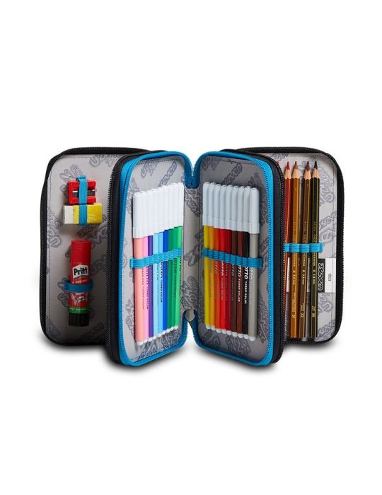 Astuccio Scuola 3 zip Seven - DRIPPED BOY