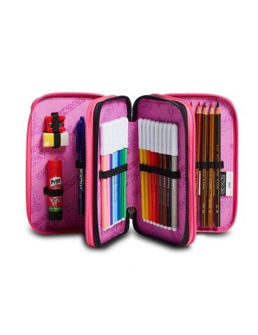 Astuccio Scuola 3 zip Seven - ROSEGROVE GIRL
