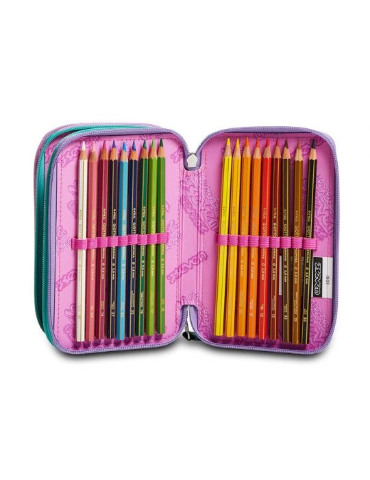 Astuccio Scuola 3 zip Seven - PATCHYHEART GIRL