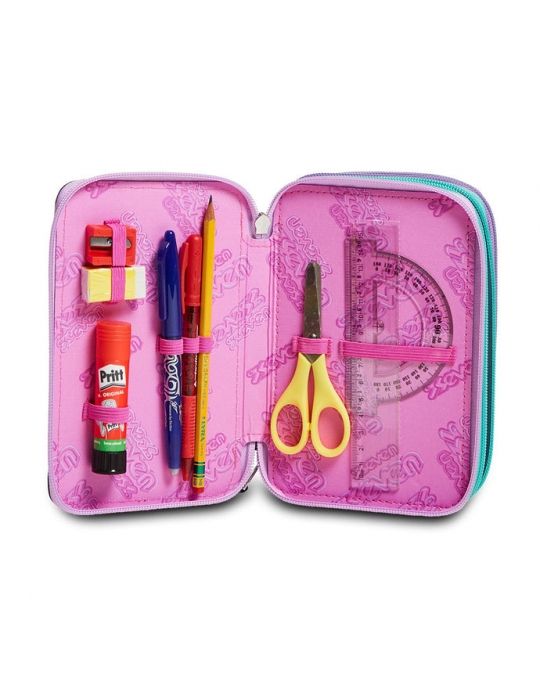 Astuccio Scuola 3 zip Seven - PATCHYHEART GIRL