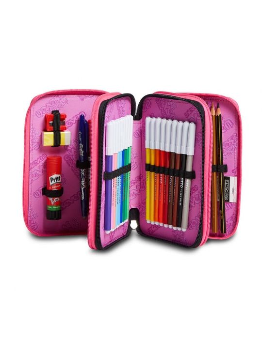 Astuccio Scuola 3 zip Seven - CAMOULOVE GIRL