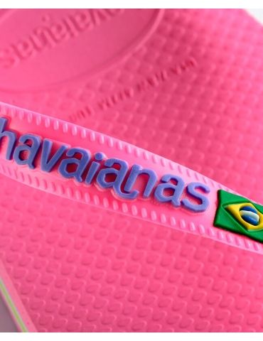 Havaianas Brasil Logo Crystal Rose F12