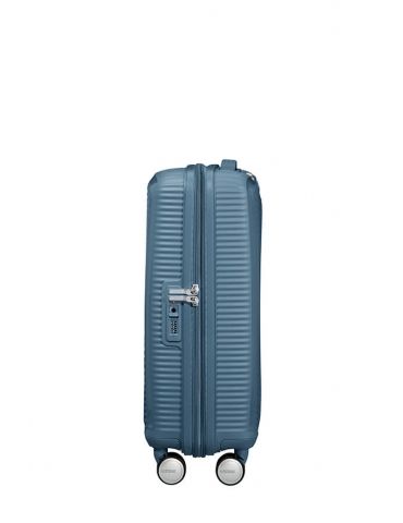 Bagaglio a Mano Trolley American Tourister Soundbox Spinner Stone Blue