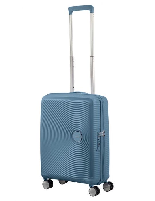 Bagaglio a Mano Trolley American Tourister Soundbox Spinner Stone Blue