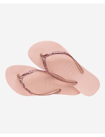 Havaianas Slim Glitter II Ballet Rose/Golden Blush