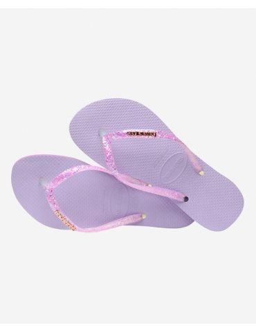 Havaianas Slim Glitter Flourish Purple