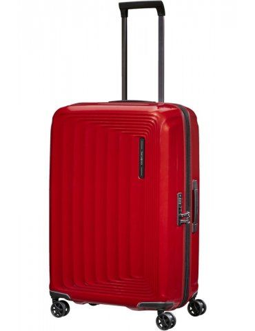 Trolley Medio Samsonite Nuon Spinner Metallic Red