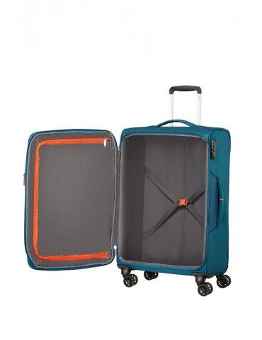 Trolley Medio American Tourister Crosstrack Spinner Navy/Orange