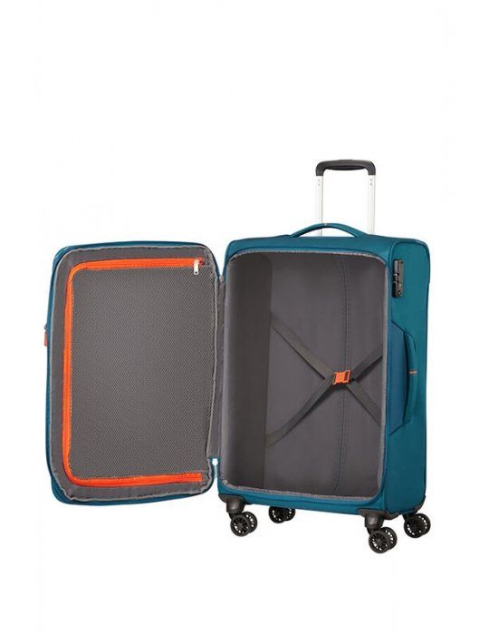 Trolley Medio American Tourister Crosstrack Spinner Navy/Orange