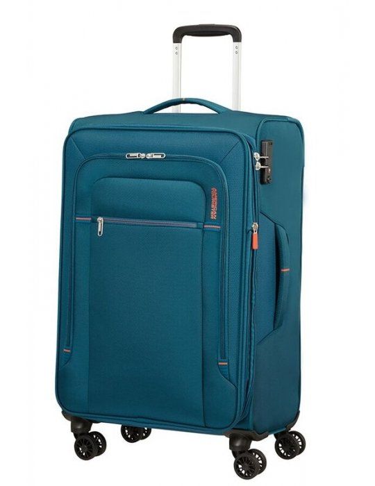 Trolley Medio American Tourister Crosstrack Spinner Navy/Orange