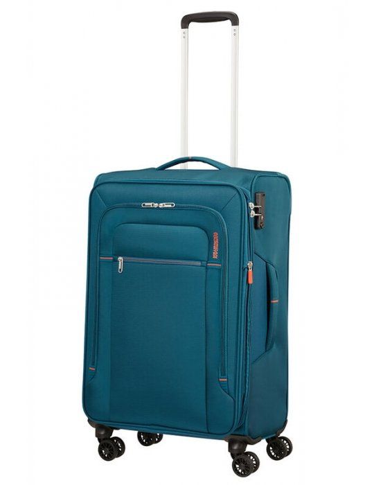 Trolley Medio American Tourister Crosstrack Spinner Navy/Orange