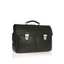 Cartella Spalding&Bros Vermont 2 Tasche Nera