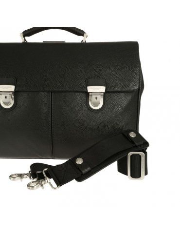 Cartella Spalding&Bros Vermont 2 Tasche Nera