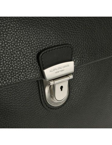 Cartella Spalding&Bros Vermont 2 Tasche Nera