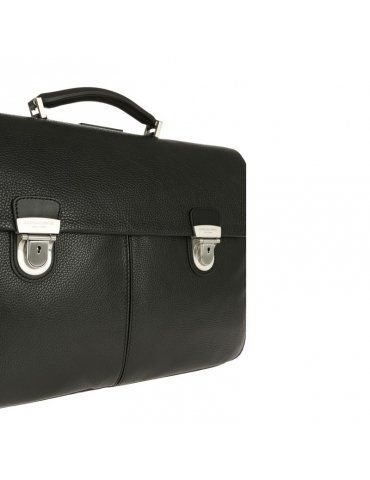 Cartella Spalding&Bros Vermont 2 Tasche Nera