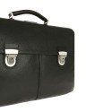 Cartella Spalding&Bros Vermont 2 Tasche Nera