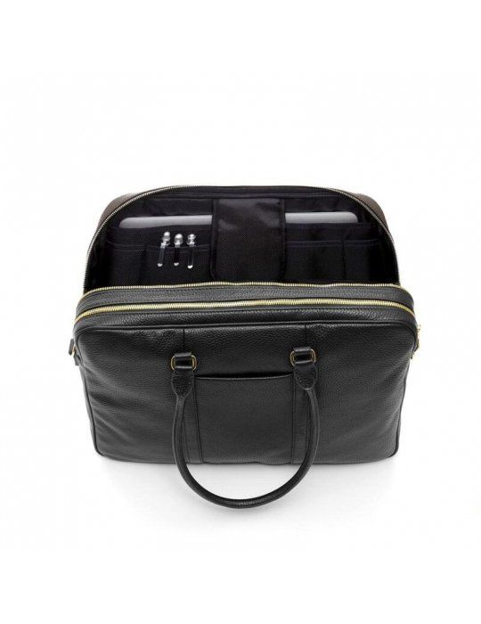 Cartella Donna Spalding & Bros Tiffany Nera - 2 Zip