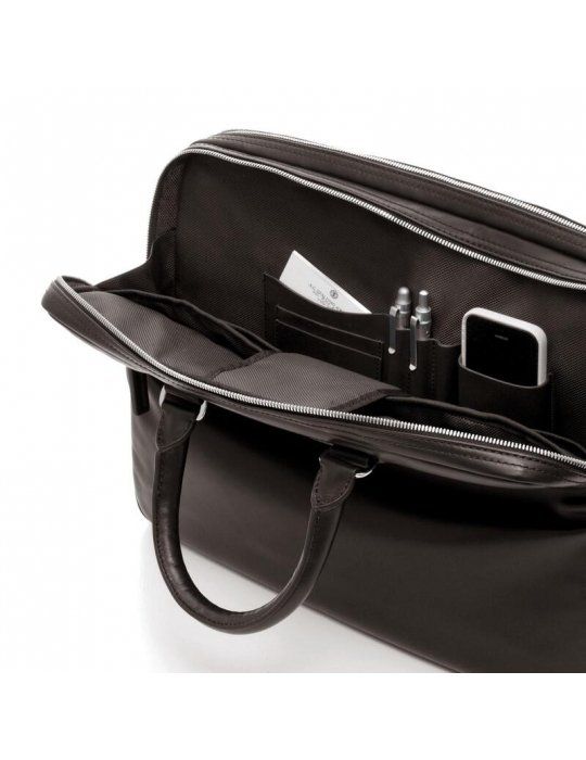 Cartella Uomo Spalding & Bros New York Marrone - 2 Zip