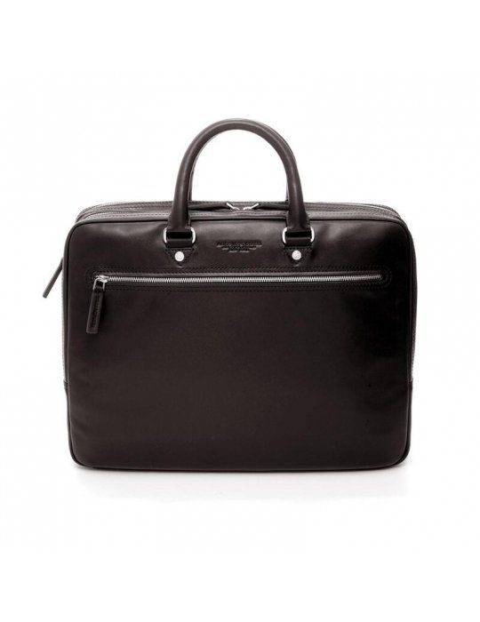 Cartella Uomo Spalding & Bros New York Marrone - 2 Zip