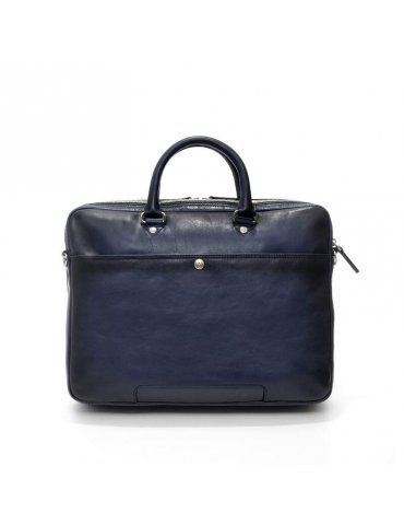 Cartella Uomo Spalding & Bros Midwest Blu - 2 Zip