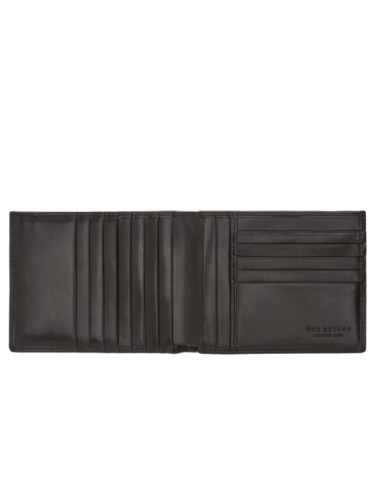 Portafoglio Uomo The Bridge Vespucci 16 Scomparti Nero