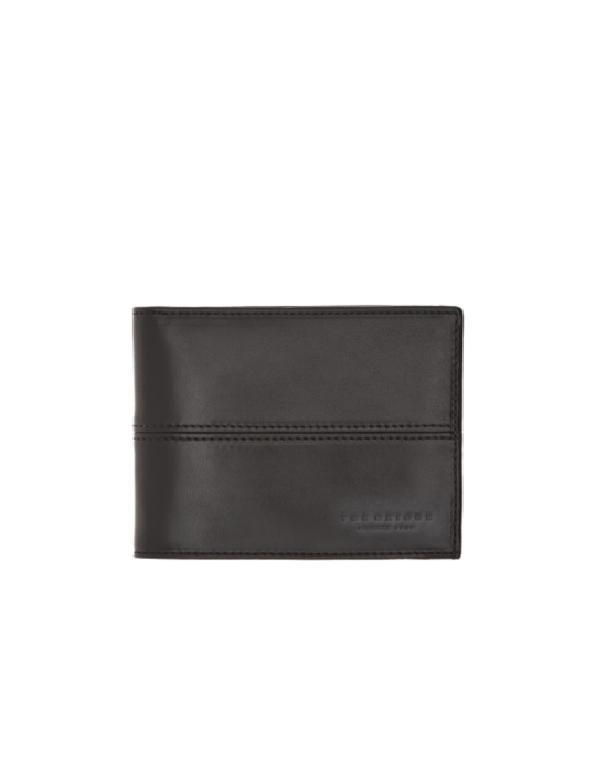 Portafoglio Uomo The Bridge Vespucci 16 Scomparti Nero