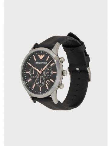 Orologio Cronografo Uomo Emporio Armani Nero