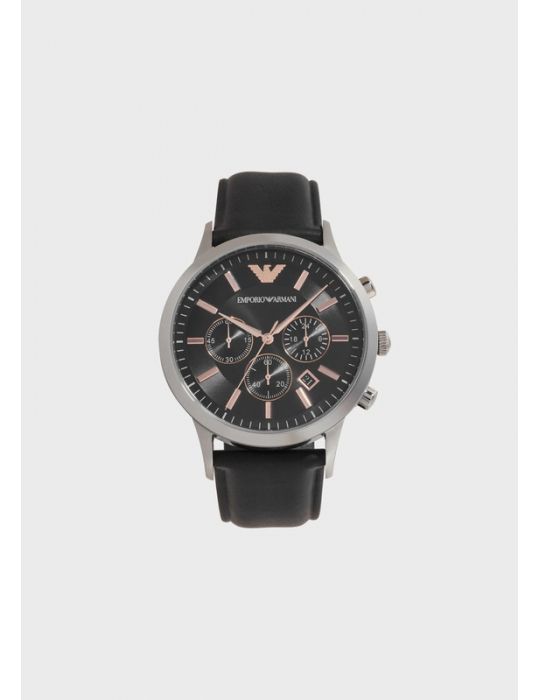 Orologio Cronografo Uomo Emporio Armani Nero