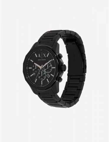 Orologio Cronografo Uomo Armani Exchange Nero con Bracciale in Acciaio