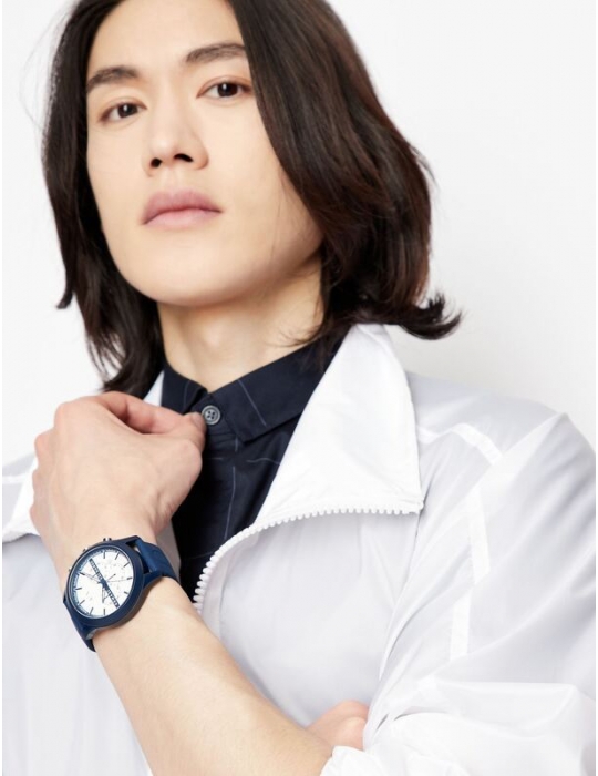 Orologio Uomo Armani Exchange Analog Watches Blu