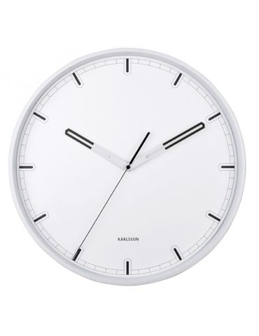 Orologio da parete Karlsson Dipped Bianco