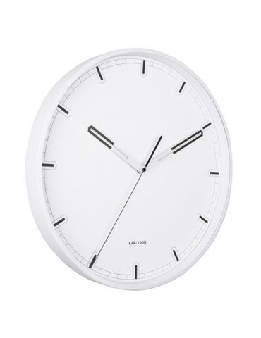 Orologio da parete Karlsson Dipped Bianco