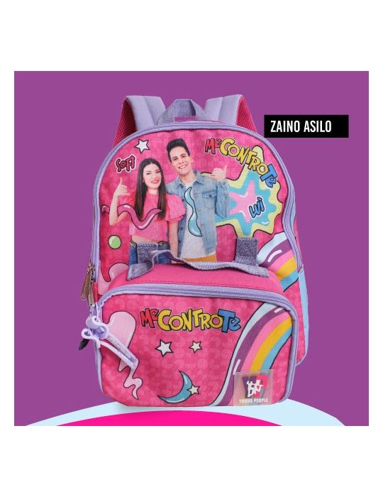 Zaino Asilo con Tasca Staccabile Me Contro Te