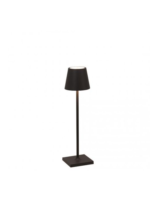 Lampada da tavolo Poldina Pro micro - Nero