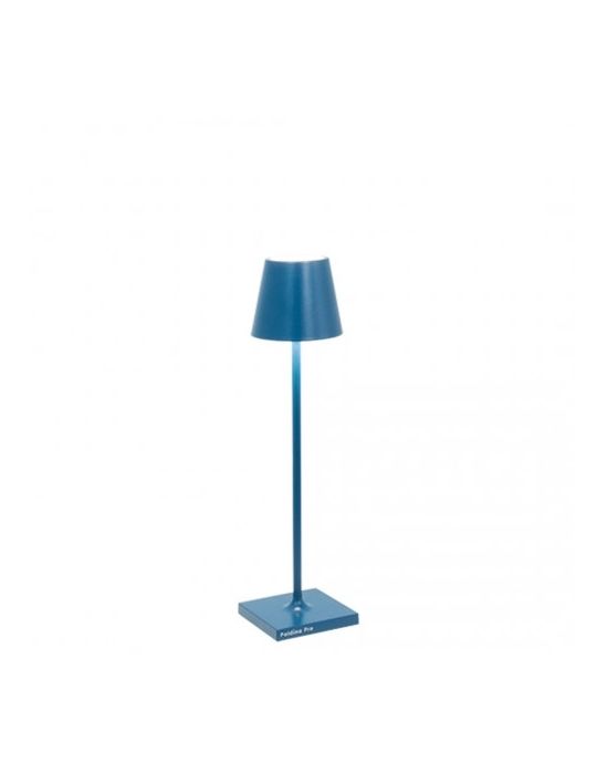 Lampada da tavolo Poldina Pro micro - Blu Capri